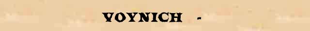  (Voynich)   (1864-1960)  ()      